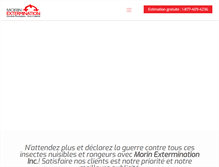 Tablet Screenshot of morinextermination.com